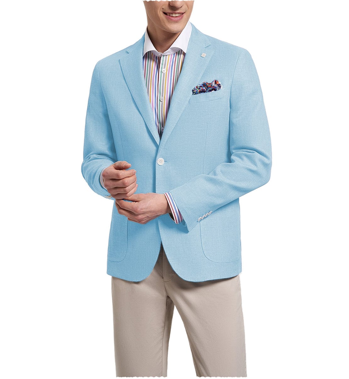 ceehuteey Formal Fashion Men's Notch Lapel Suit Blazer