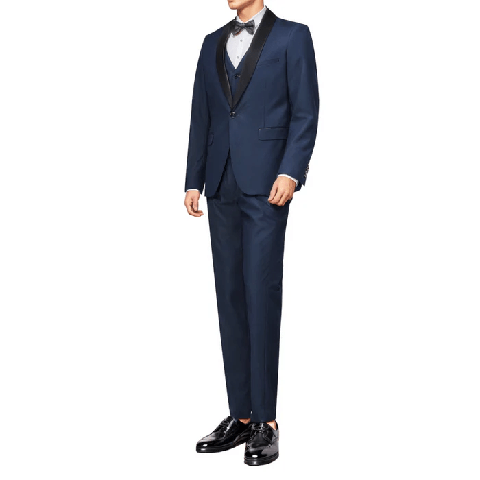 ceehuteey Men's 3 Pieces Regular Fit Shawl Lapel Prom For Wedding Tuxedos (Blazer + Vest + Pants)