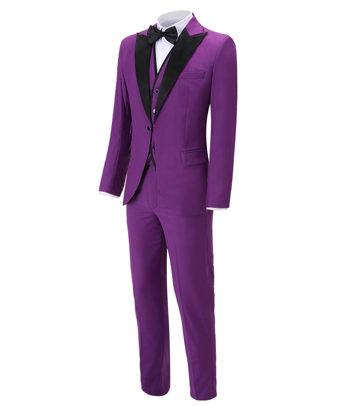 ceehuteey Men's Slim Fit 3 Piece Suit One Button Business Wedding (Blazer+vest+Pants)